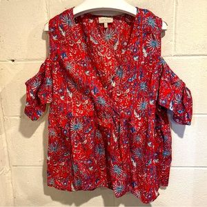 Lucky Brand cold shoulder top